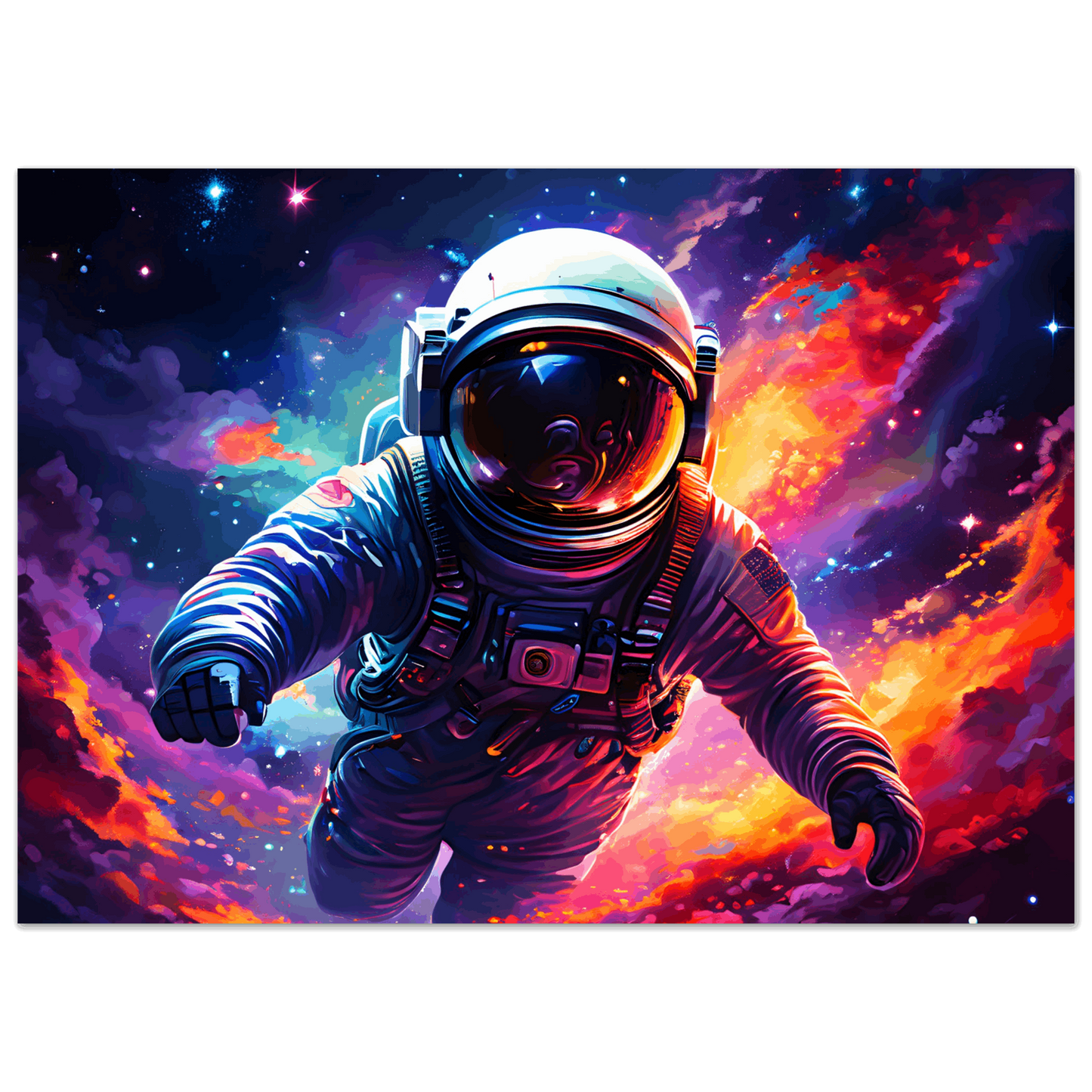 Astronaut Floating in Space